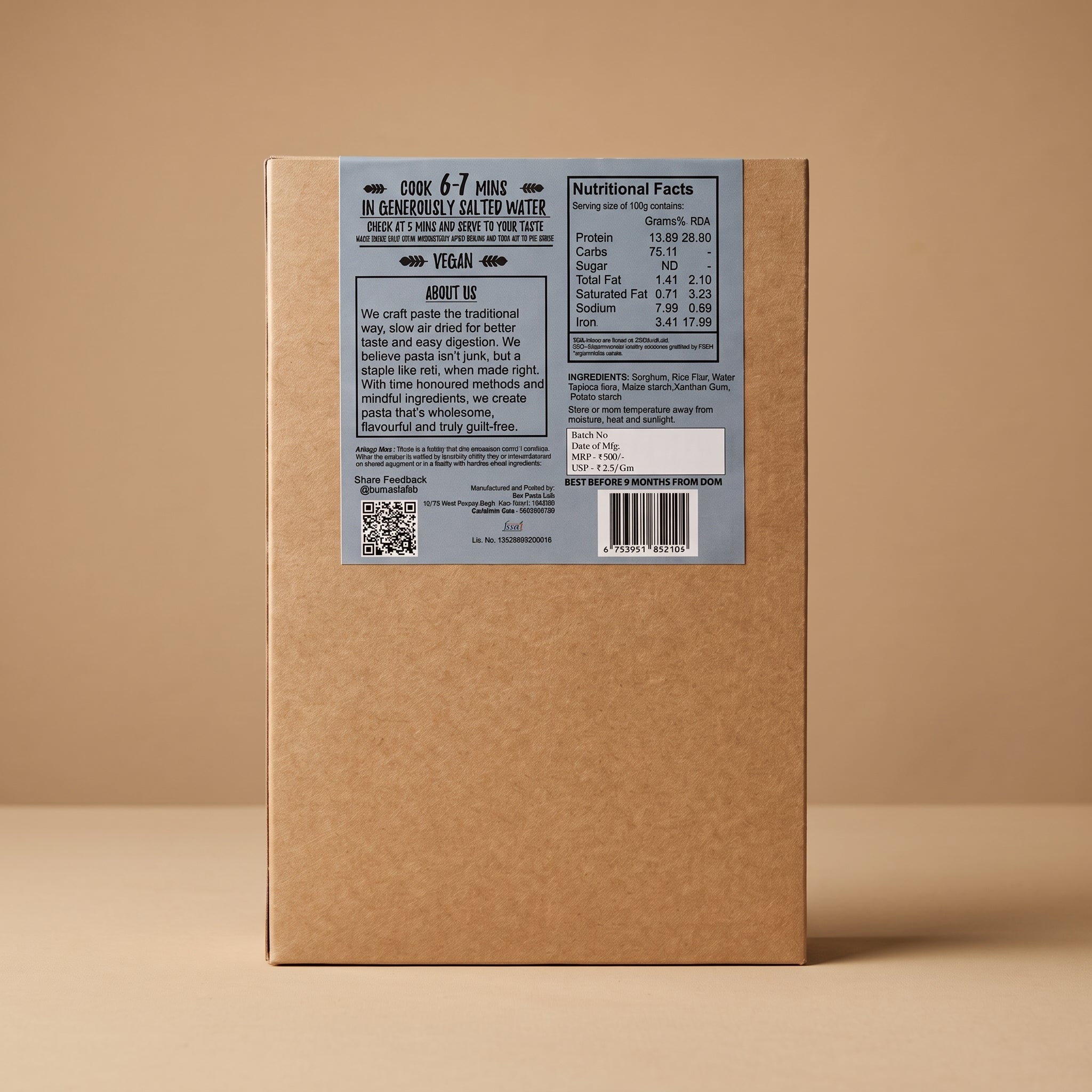 Gluten-Free Fusilli – Bronze Cut Artisanal Rice & Sorghum Pasta-thumbmail-3