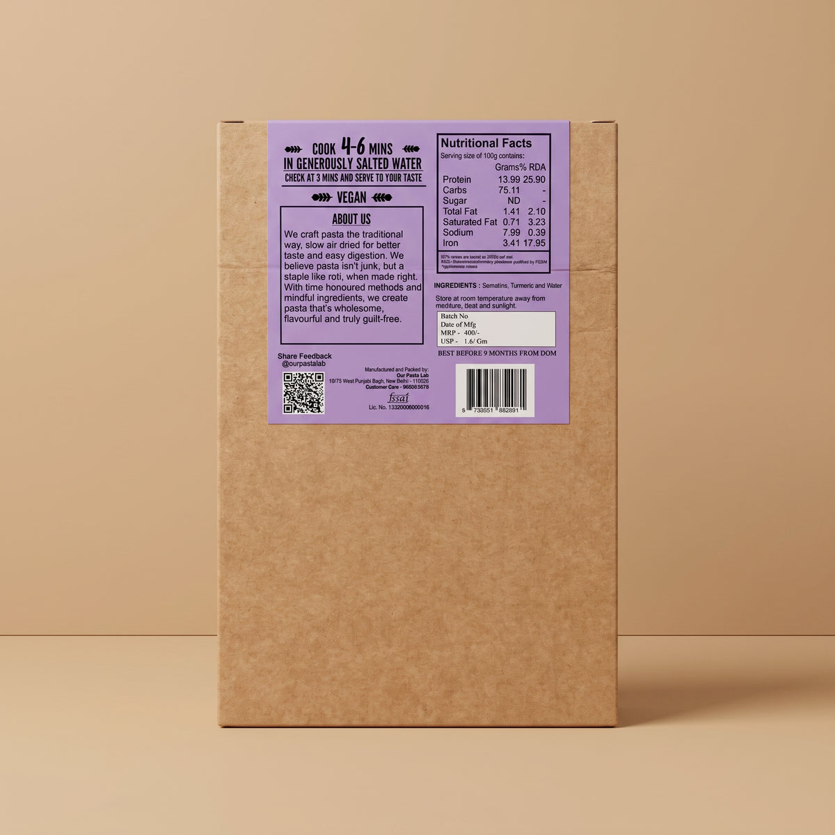 Premium Fusilli Pasta | 100% Durum Wheat Semolina | Bronze Cut | Slow Dried | 250g-thumbmail-3