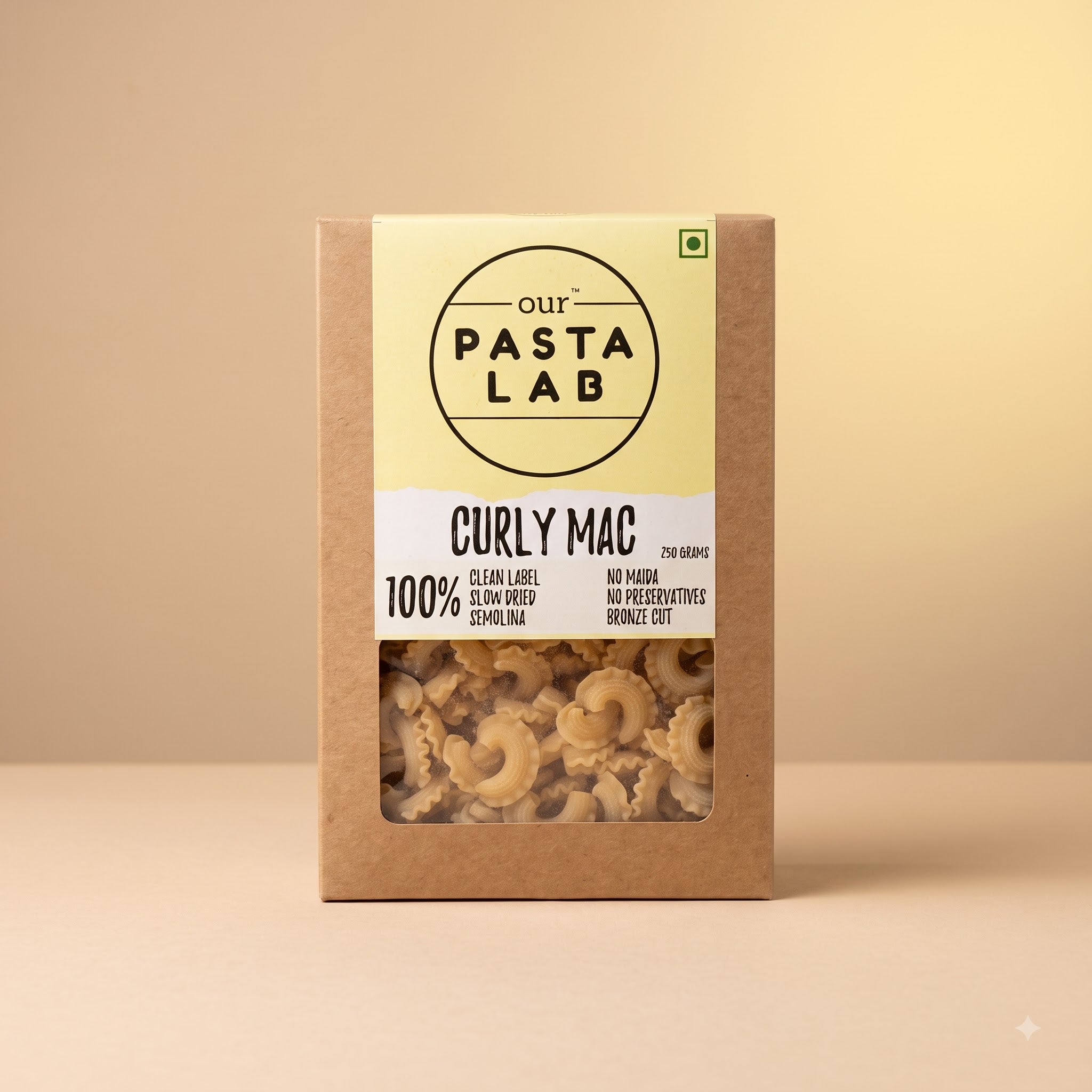 Curly Mac-Pasta Bronze Cut Artisan Semolina Pasta