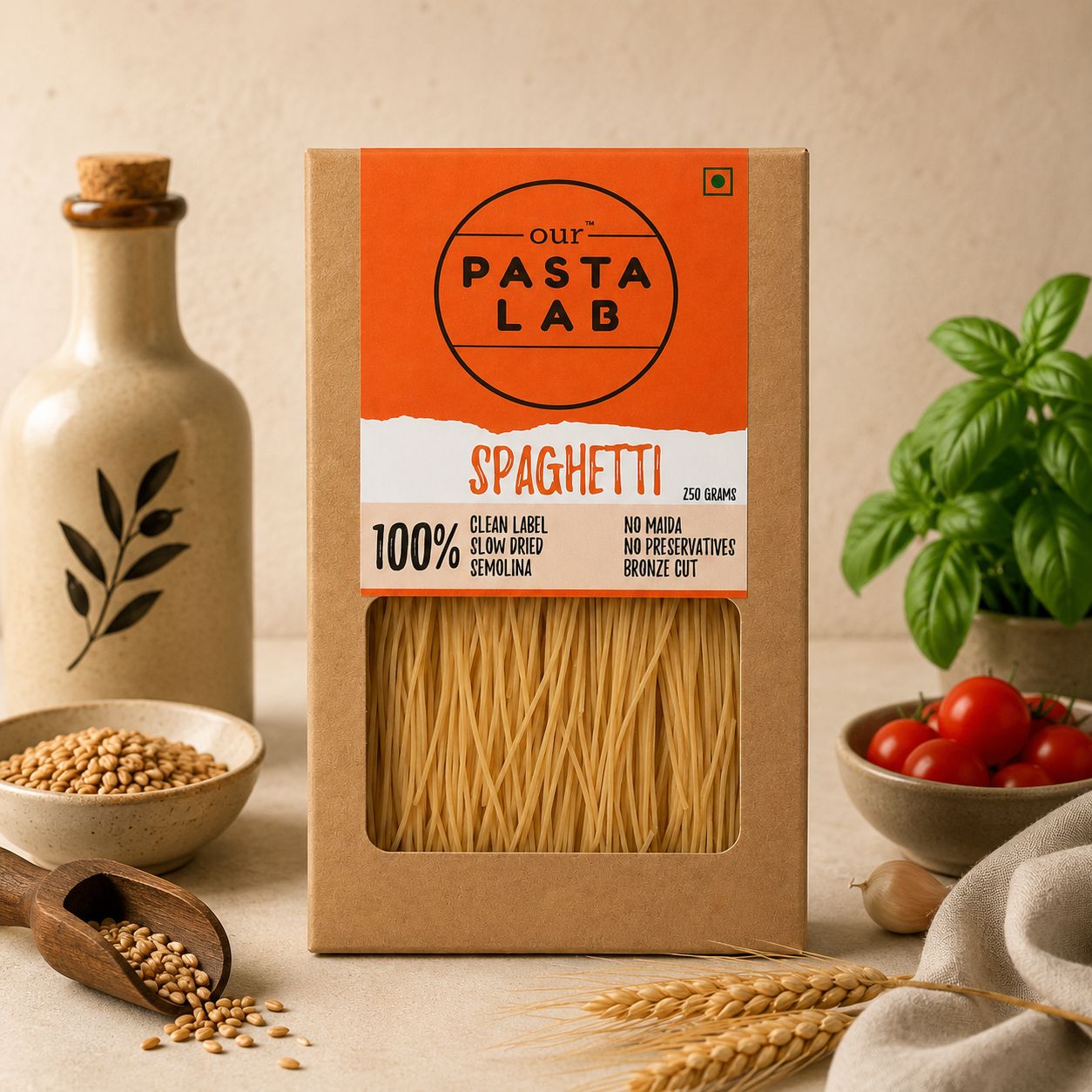 Spaghetti Pasta – Bronze Cut Artisan Semolina Pasta