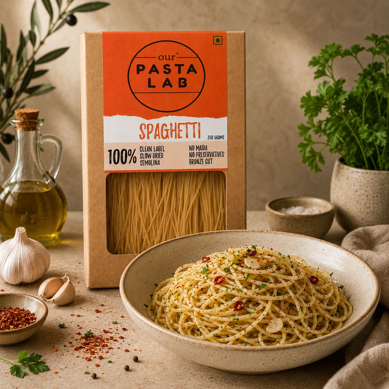 Spaghetti Pasta – Bronze Cut Artisan Semolina Pasta-2