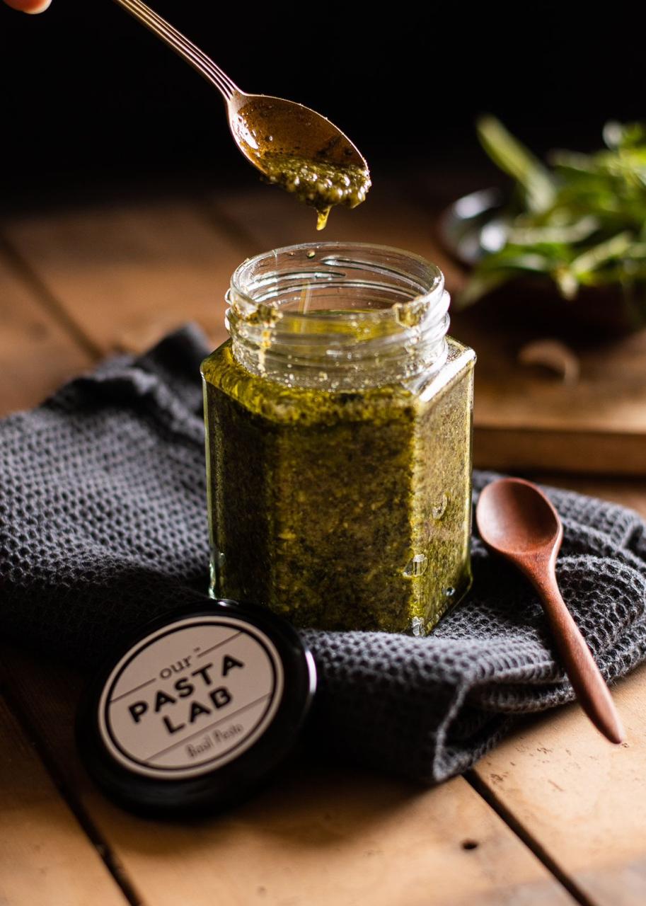 Basil Pesto Sauce - Authentic Italian Herb & Cheese Pesto