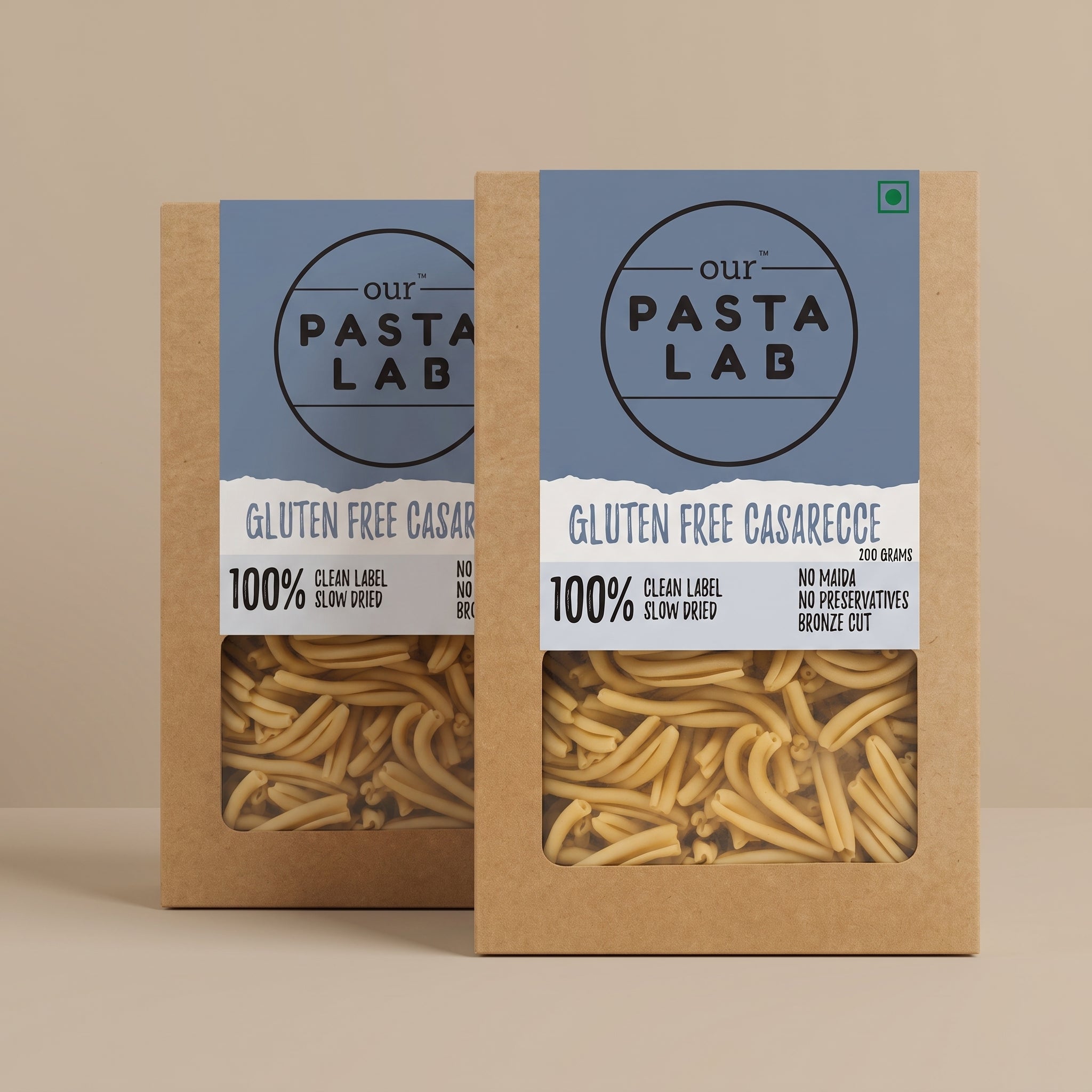 Gluten Free Casarecce Pasta - Bronze Cut Artisan Semolina Pasta-thumbmail-2