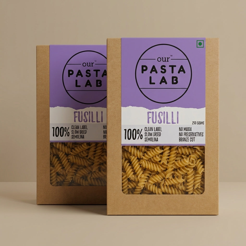 Premium Fusilli Pasta | 100% Durum Wheat Semolina | Bronze Cut | Slow Dried | 250g-thumbmail-2